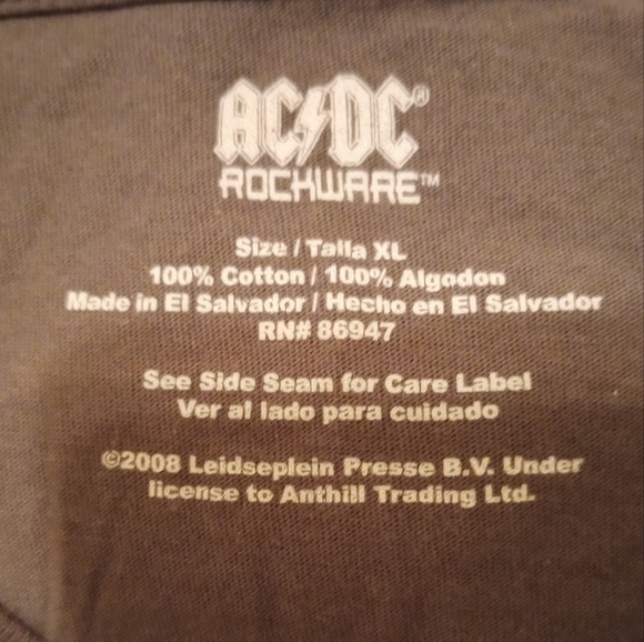 🐮 🐄 AC/DC 1996 Concert T-Shirt - Picture 4 of 4